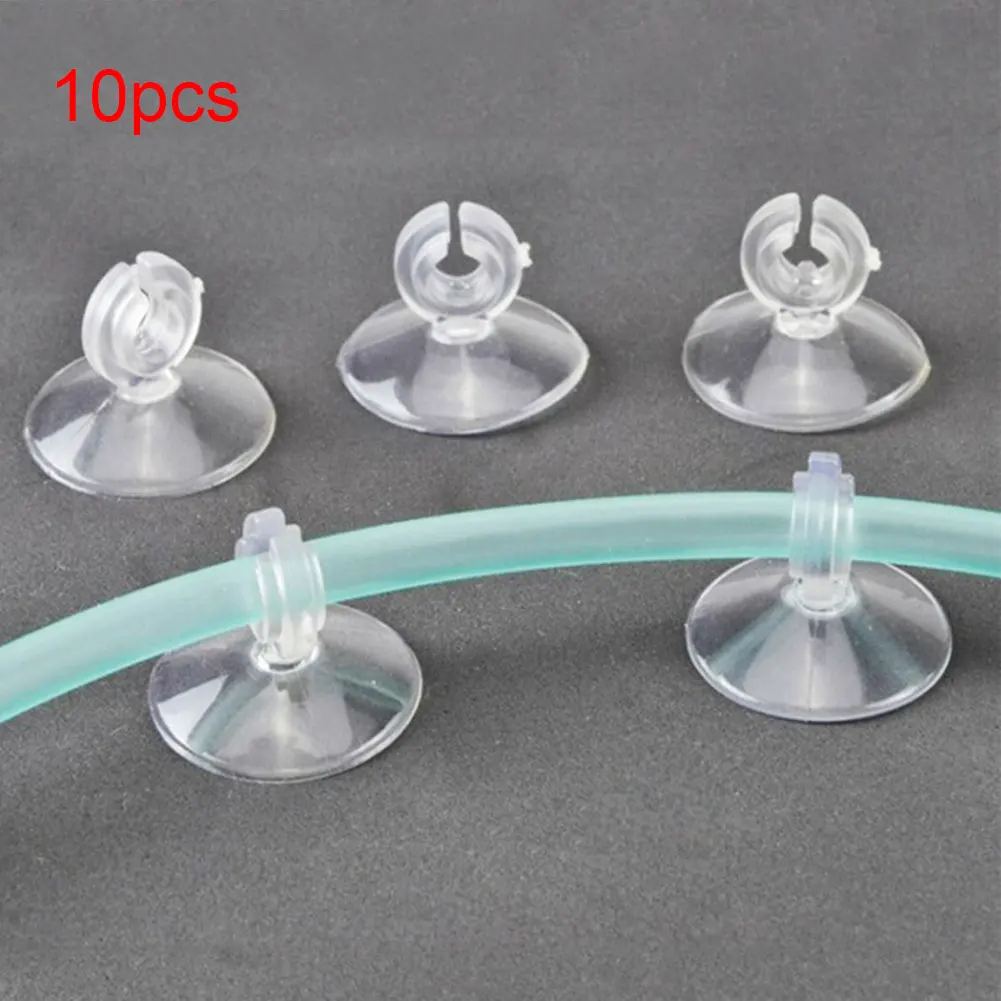 

10 pcs Plastic Aquarium Suction Cup Sucker for Fish Tank Pump Airline Tube Holde rAquarium Accessories Fish Tank Sucker