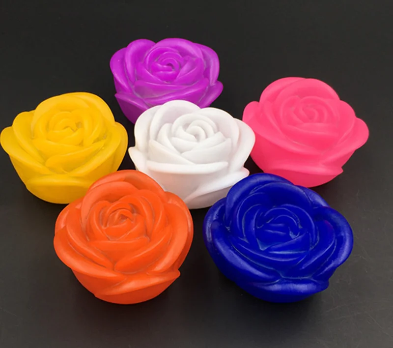 

LED Romantic Rose Flower Color changed Lamp LED Crystal Rose night lights