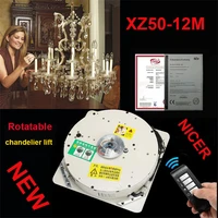 free shipping rotated 50 12m lowering system chandelier scolling system crystal light lift chandelier hoist110 120v220 240v