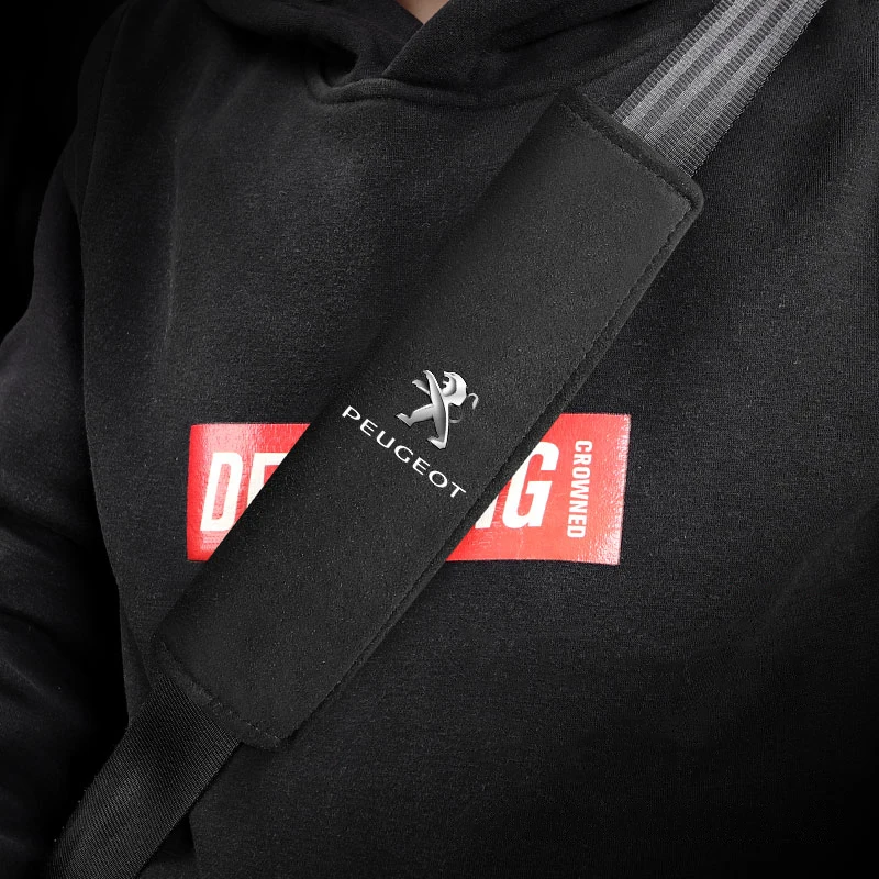 

Car Shoulder Protector Seat Belt Cover Pillow For Peugeot GT 206 207 208 301 307 308 407 507 508 408 308 406 2008 5008 3008 4008