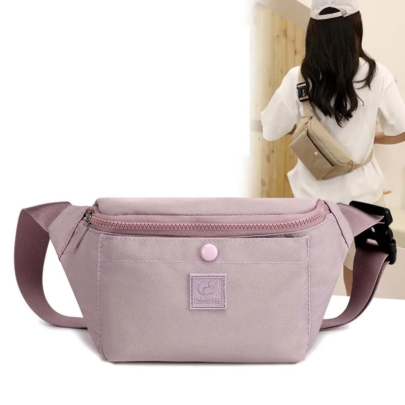 

Colorful New Ins Trend Chest Bag Female Casual Fashion Simple Waist Bag Waterproof Cash Register Mobile Phone Bag Outdoor 0416#