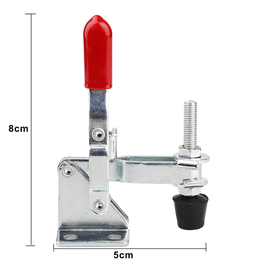 

GH-101-A Vertical Type Toggle Clamp 50Kg Quick Holding Capacity Quick-Release Hand Tool for Machine Mold Fixing Clamping Hot N4