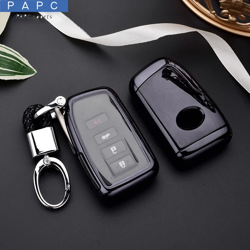 

TPU+PC Material Car Key Case Cover For Lexus NX ES GS RX IS RC LX 200 250 350 450H 300H ES200 Auto Remote Key Holder Shell Fob