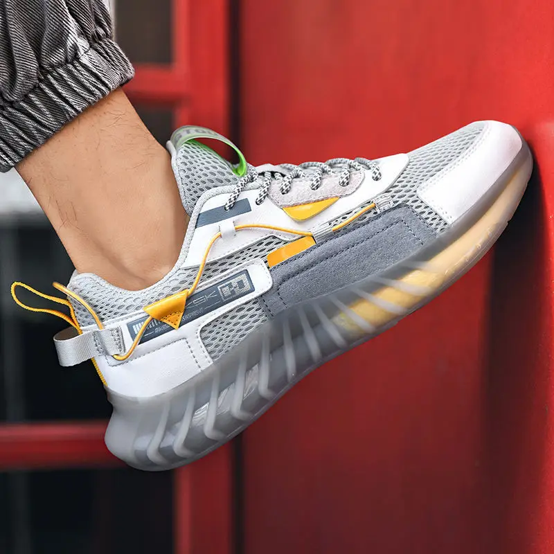 

Dad Shoes Men's Shoes 2021 Spring New Bi Running Shoes Men's Trendy Shoes Summer Breathable Casual Sneakers Moxa