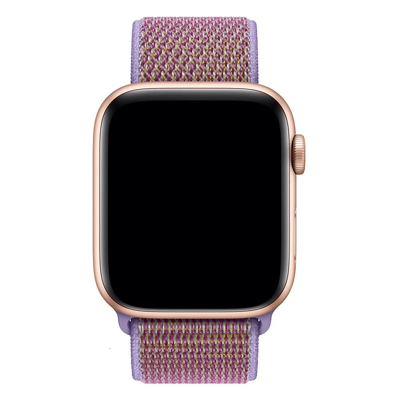 Спортивный ремешок-петля для apple watch band 4 3 iwatch band 44 мм 40 мм correa apple watch 4 браслет-липучка 42 мм 38 мм аксессуары