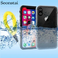 ip68 waterproof case for iphone x xs cover pouch shockproof bag cases for phone coque water proof phone case