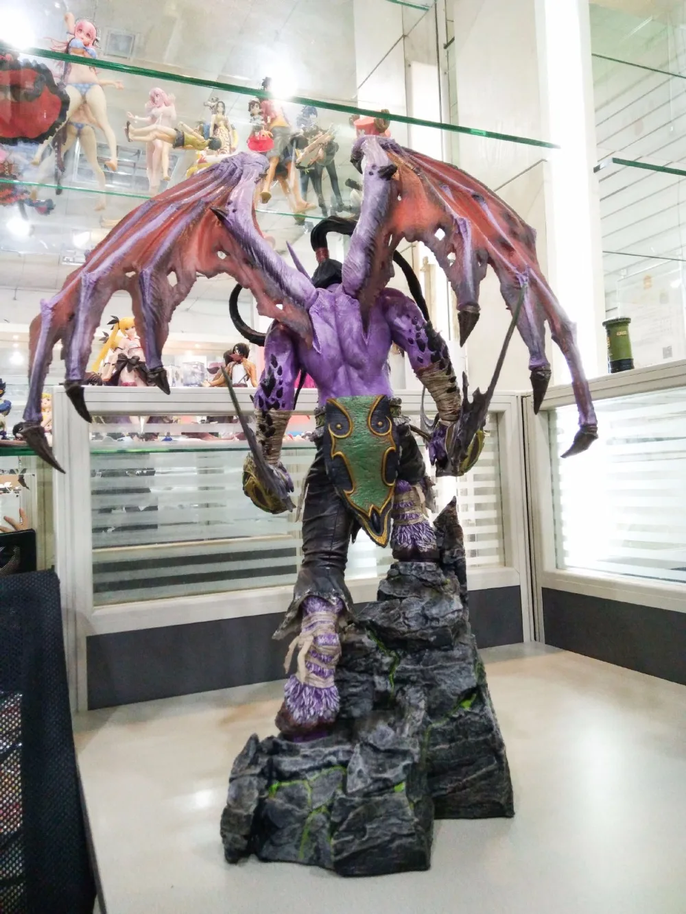 Ограниченная фигурка большой размер 60 см WOW Illidan gk статуя из смолы Коллекционная