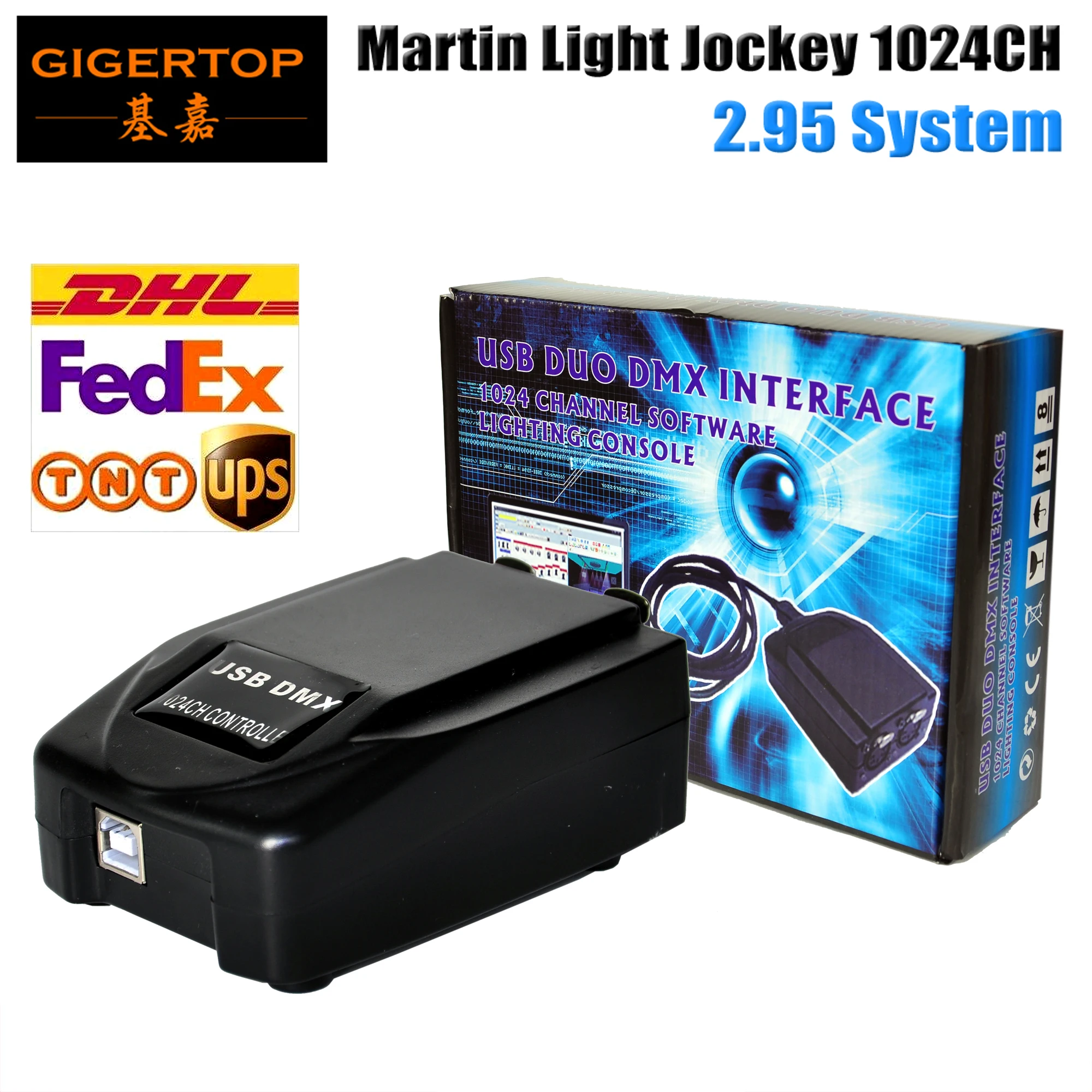 Freeshipping Martin Light jockey USB 1024 DMX 512 DJ Controller,Martin lightjockey 3 Pin 1024 USB DMX Controller led stage light