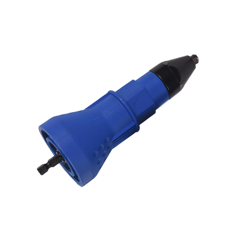 Blue plastic 11,11 HILDA Электрический заклепочный ореховый пистолет клепальный станок беспроводной клепальный сверлильный адаптер вставной инструмент гайка клепальный сверлильный адаптер - Цвет: Blue plastic