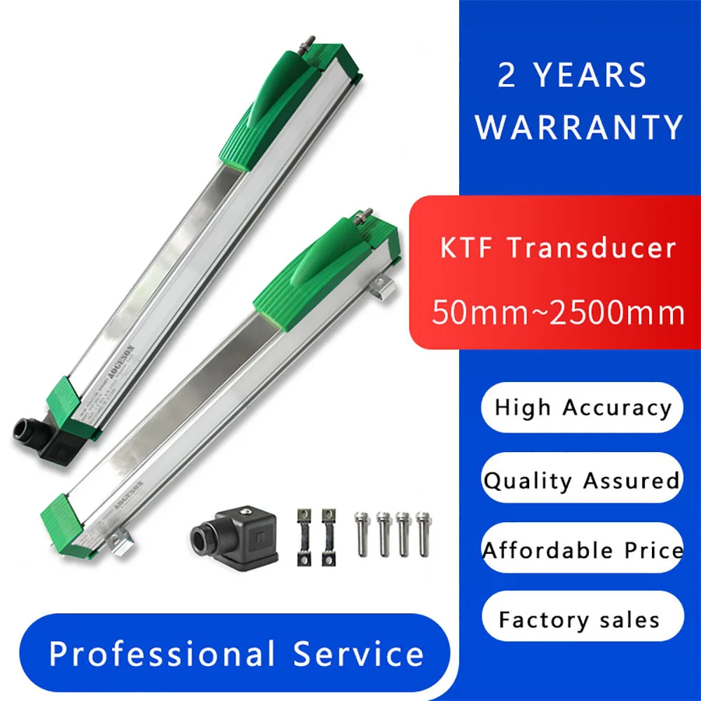KTF 300-400mm Slider Transducer PKM Resistance Potentiometer Linear Sensor Position Motion Length Displacement Injection Machine |