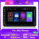1din PX5 Android 11 автомобильная аудио-навигация Мультимедийная Радио Лента CarPlay Авто RDS DSP для Alfa Romeo 159 автомобиль Brera Spider Sportwagon