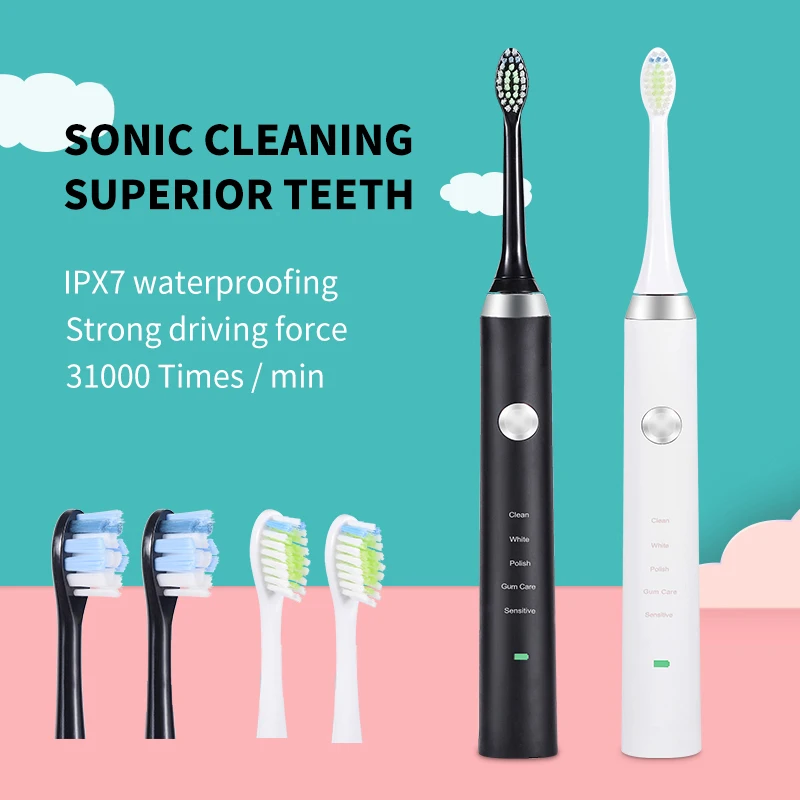 Электрическая зубная щетка с вмятиной Электрический качественный умный чип