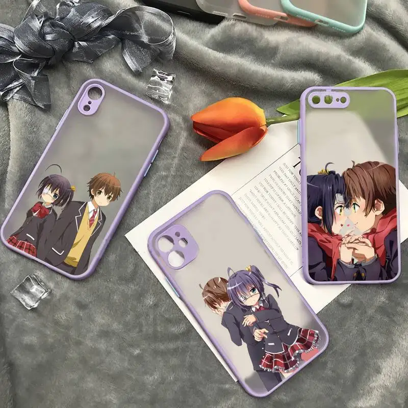 

chuunibyou demo koi ga shitai couple Phone Case matte transparent For iphone 7 8 11 12 plus mini x xs xr pro max cover
