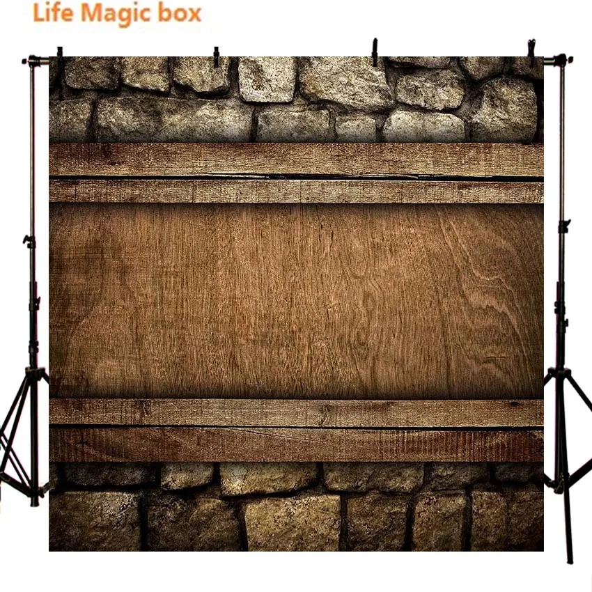 

Виниловый фон для фотосъемки с изображением деревянной плиты в стиле ретро