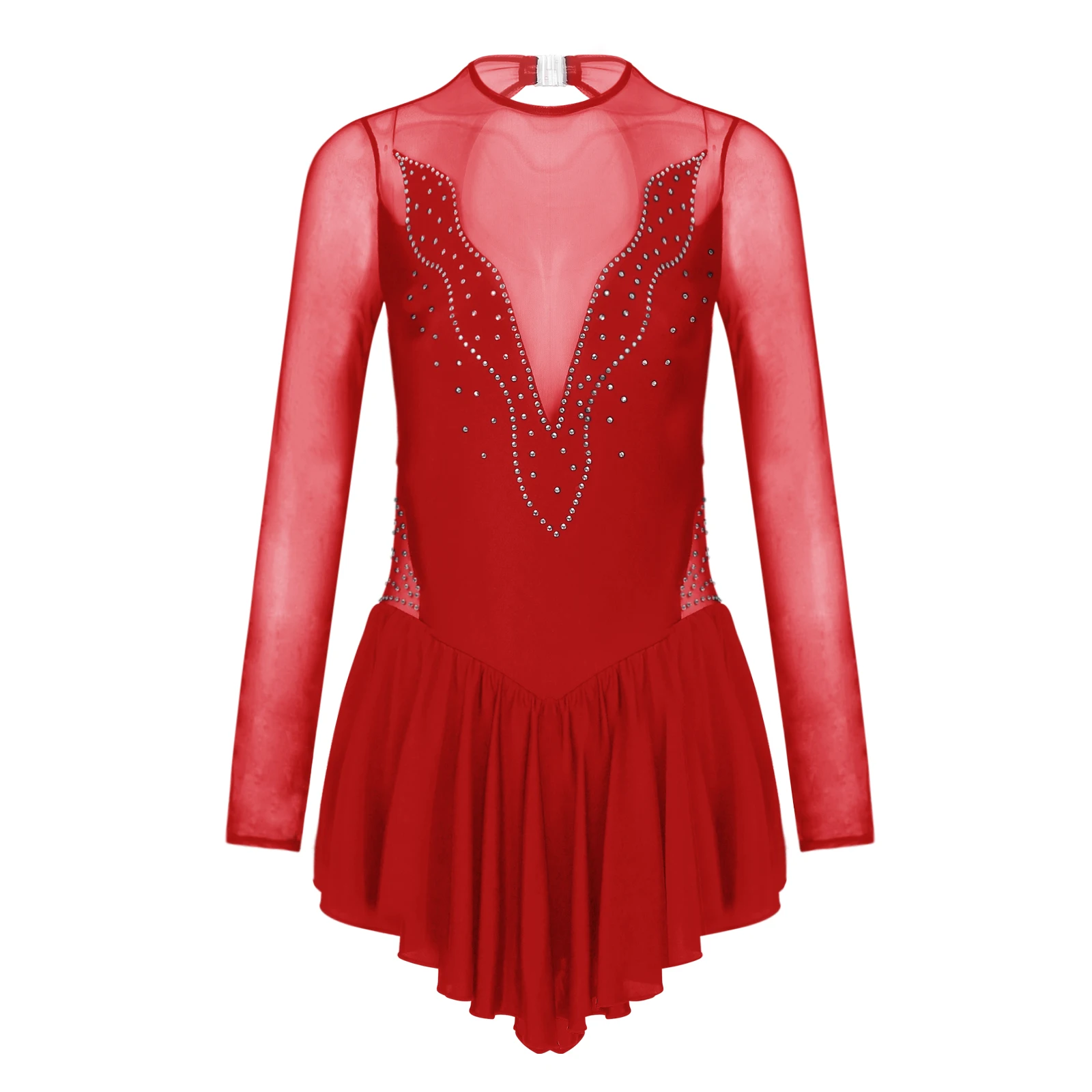 Женское балетное платье ChicTry с длинным рукавом гимнастическое тренировочное