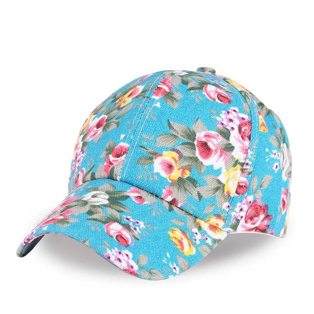 Женская Бейсболка с цветочным принтом хлопковые кепки для мужчин и