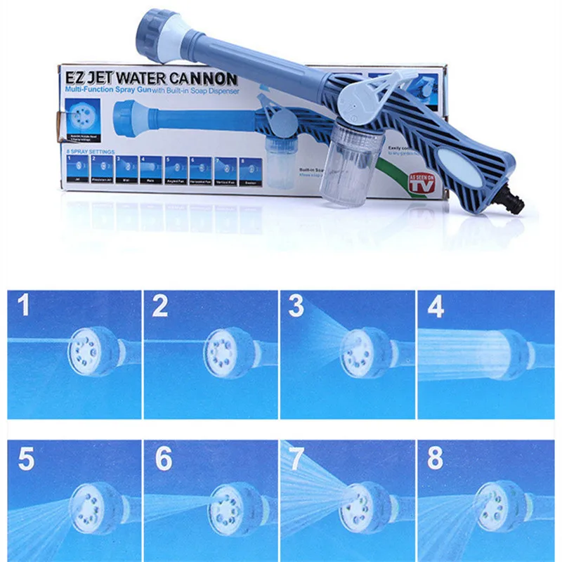 

DWZ Garden Water Gun Hose Nozzle Mutifunctional Adjustable Nozzl Car Washing Garden High Pressure Sprayer Garden Water Hose
