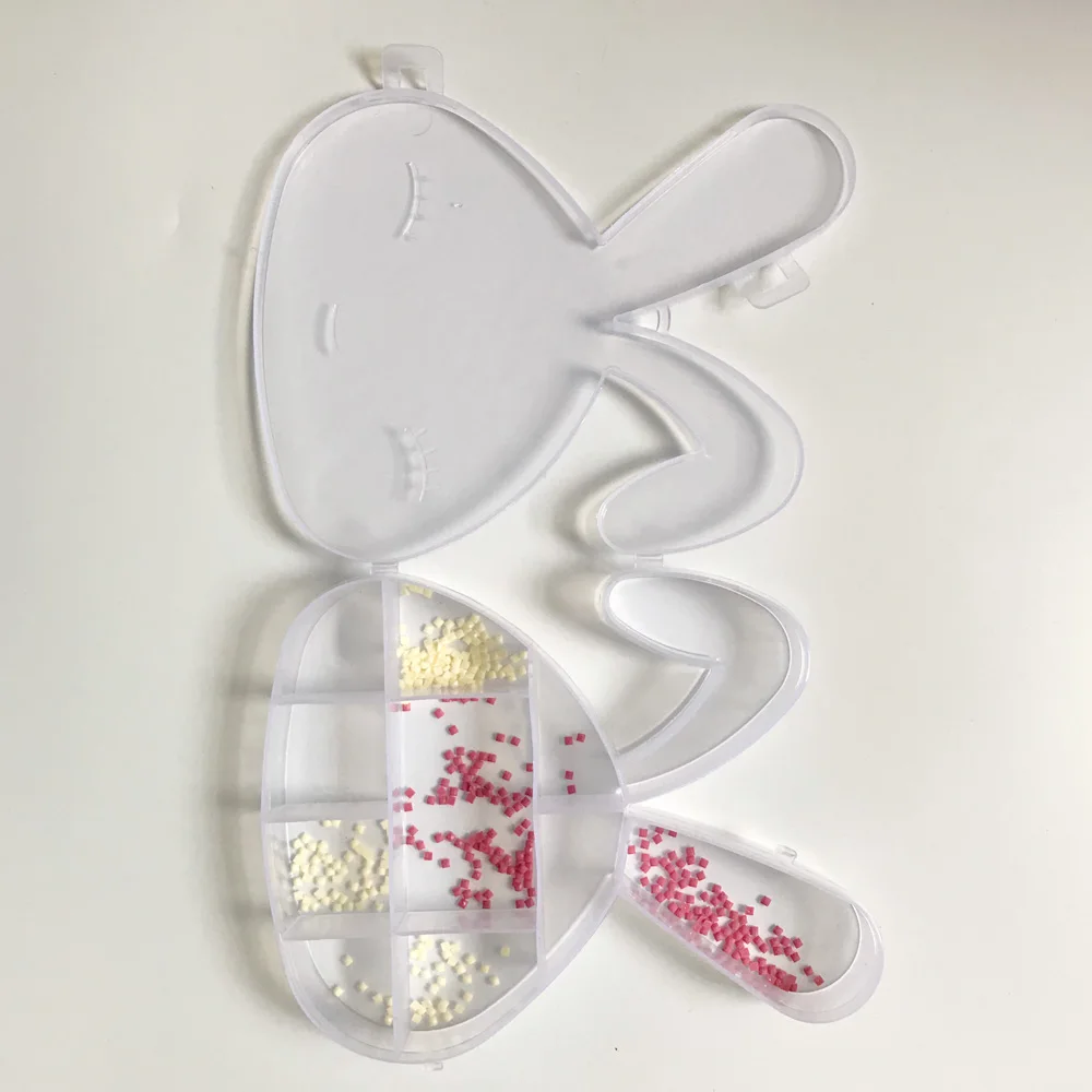 Аксессуары для алмазной живописи прозрачная пластиковая коробка бусин хранения