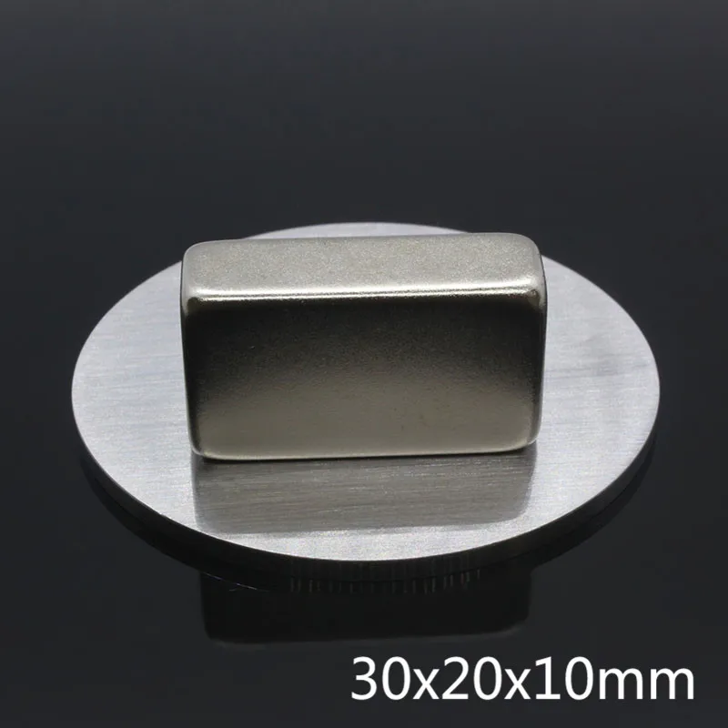 Супермощный кубовидный Блок N35 редкоземельный неодимовый магнит 30*20*10 для