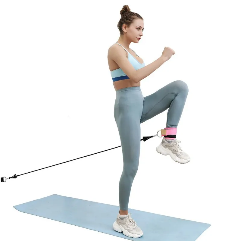 

4 ps bandas de resistncia yoga alongamento de borracha loop exerccio equipamentos fitness treinamento fora corpo pilates