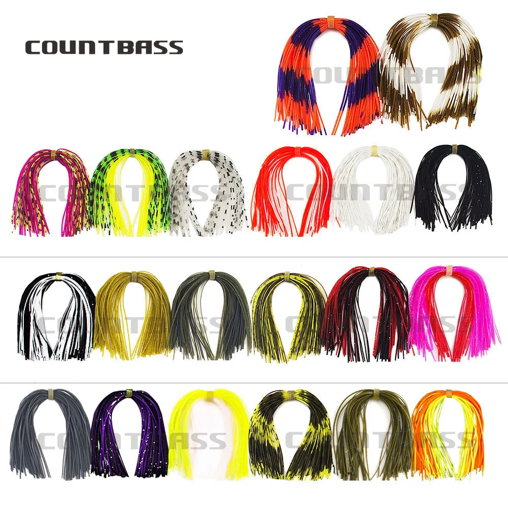 20 пряди 50 прядей Силиконовые юбки рыболовные аксессуары, DIY spinnerbatis buzzbaits резиновые приманки с крючками, соленый кальмарный каучук