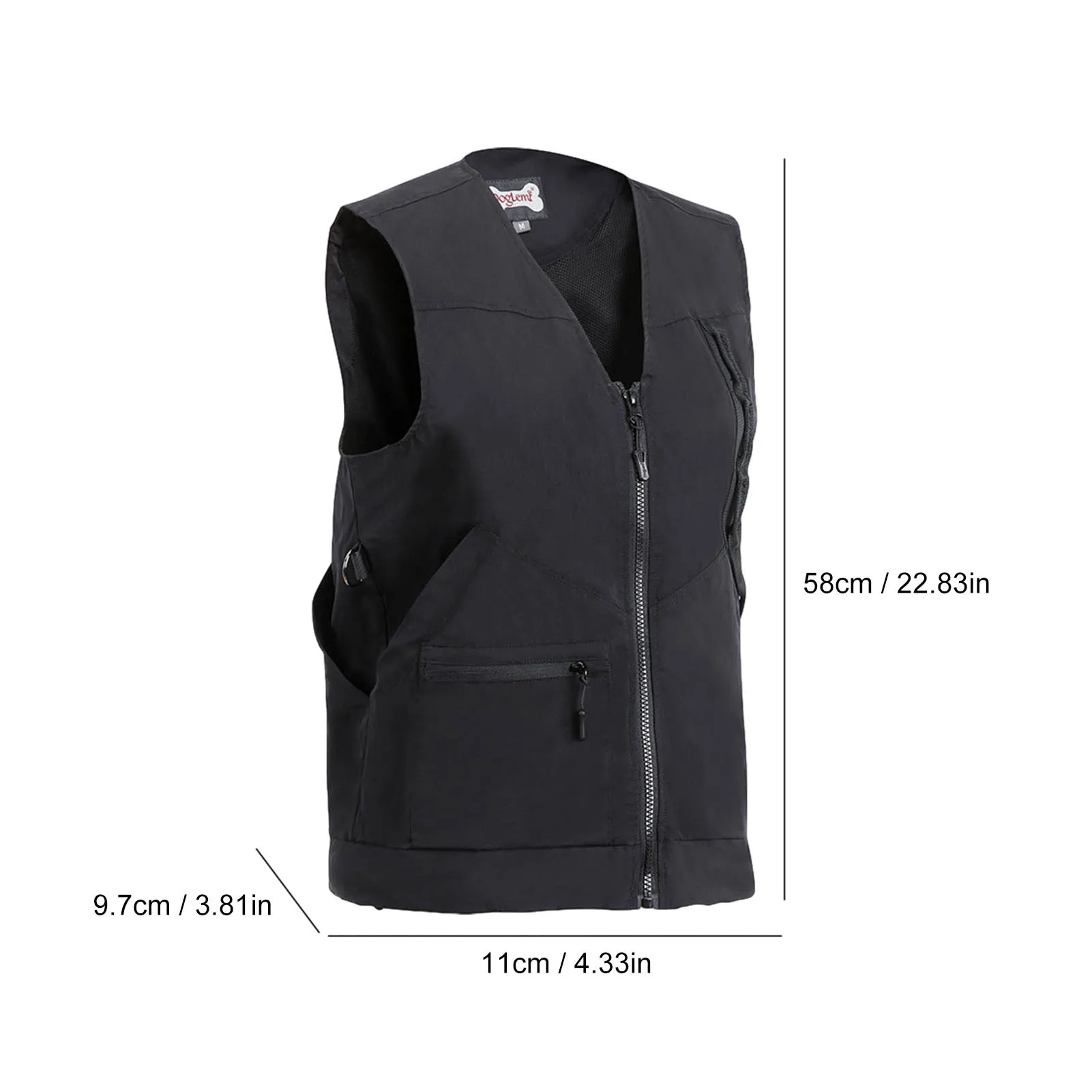 

Dog Training Vest Pet Agility Trainer Vest Multi Pockets Vest Jacket For Pet Trainer