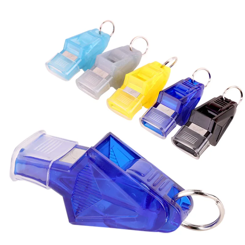 

Sports Soccer Basketball Referee Plastic Whistles Outdoor Survival Tools Plastic Loud Whistles Outdoor Emergency Survival Whist