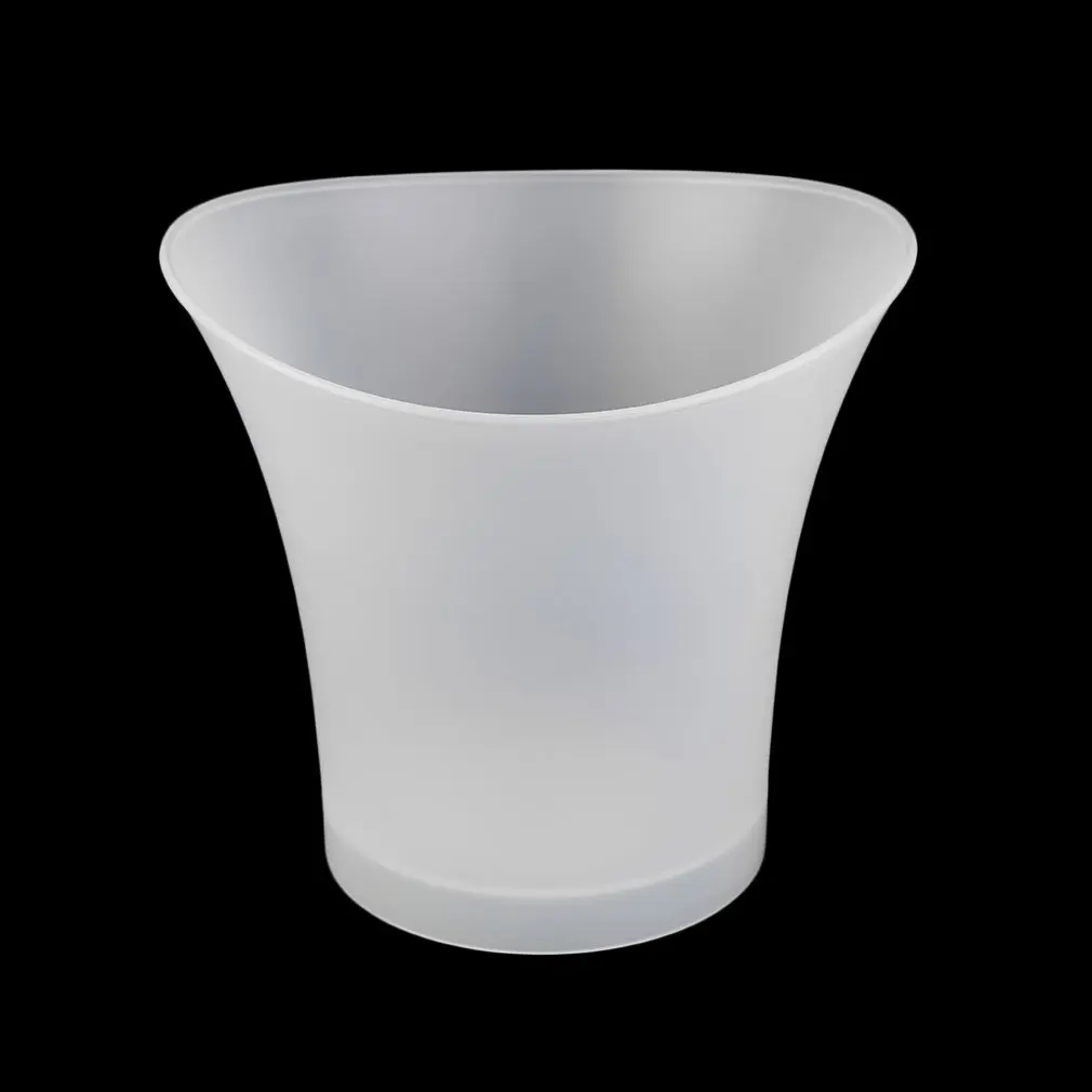 

5L Waterproof Plastic LED Ice Bucket Color Changing Bars Nightclubs LED Light Up Champagne Beer Bucket Bars Night Party