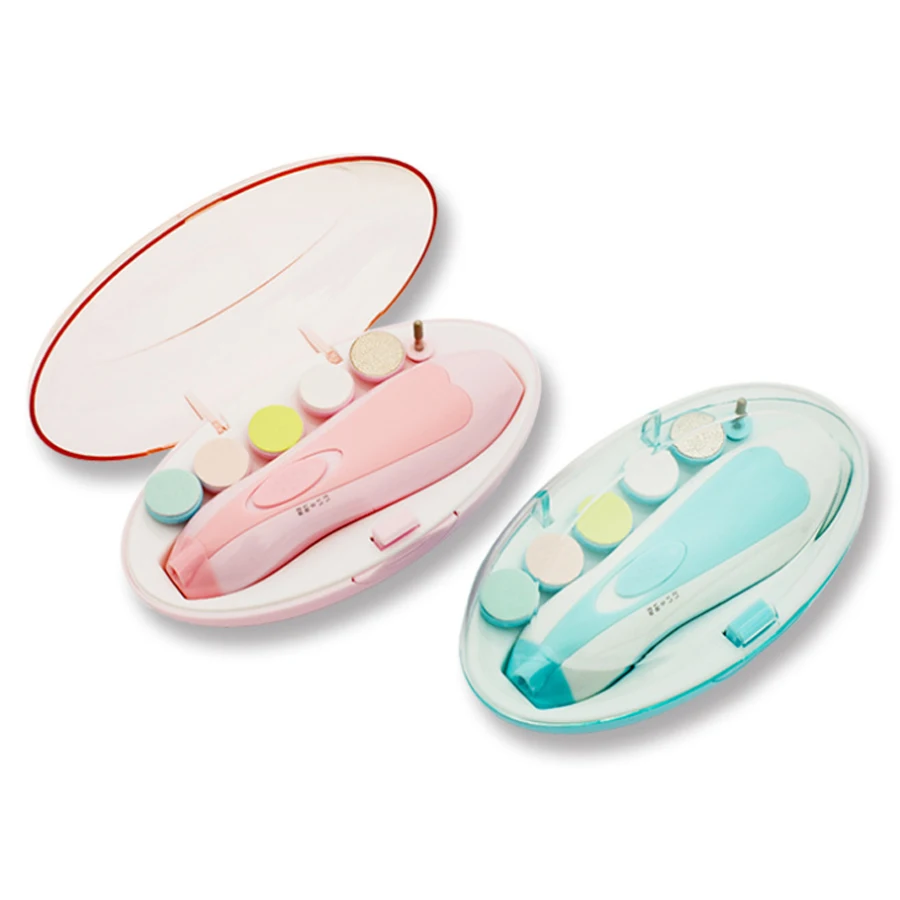 Детский Электрический триммер для ногтей Безопасный инструмент ухода за ногтями