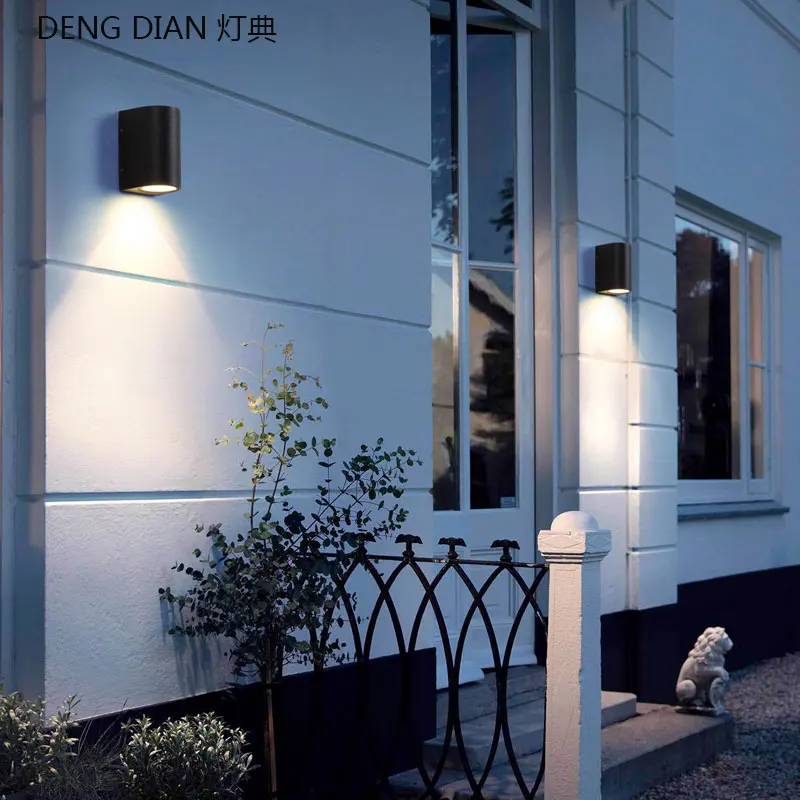 Современный садовый настенный светильник IP65 водонепроницаемые промышленные