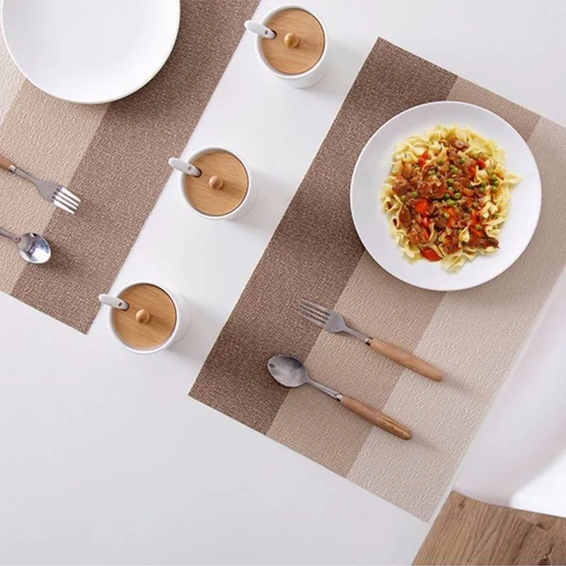 3 вида обеденная настольная термоизоляция из ПВХ | Коврики и подложки