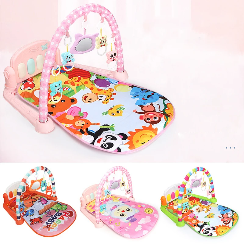 

400 Music 7 Styles Baby Activity Gym Baby Rack Play Mat Kid Rug Puzzle Carpet Piano Keyboard Infant Playmat Early Education