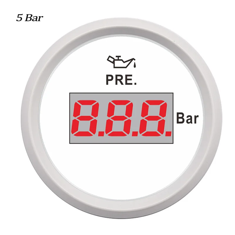 0-5Bar Gauge 10 бар датчик давления топлива 0-145 фунтов/кв. дюйм датчик давления масла датчик топлива Универсальный M10* 1 и 1/8 NPT датчик давления масла - Цвет: 0-5Bar Gauge