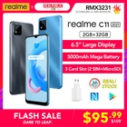 Смартфон realme C11, 2021 дюйма, 2 + 32 ГБ, аккумулятор 5000 мАч