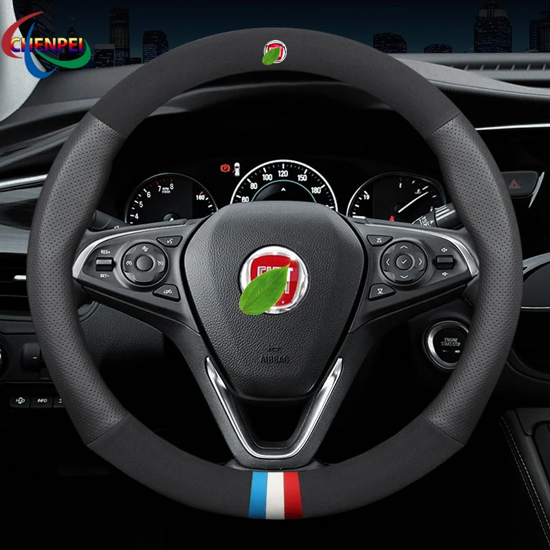 Чехол рулевого колеса автомобиля для FIAT Bravo Linea Freemont Ottimo Viaggio 500 Punto 2019 2020