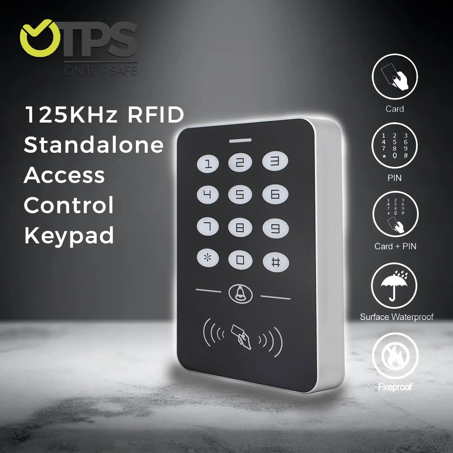 Мн 125 кГц RFID Клавиатура доступа контроллер 10 шт. брелки для система контроля