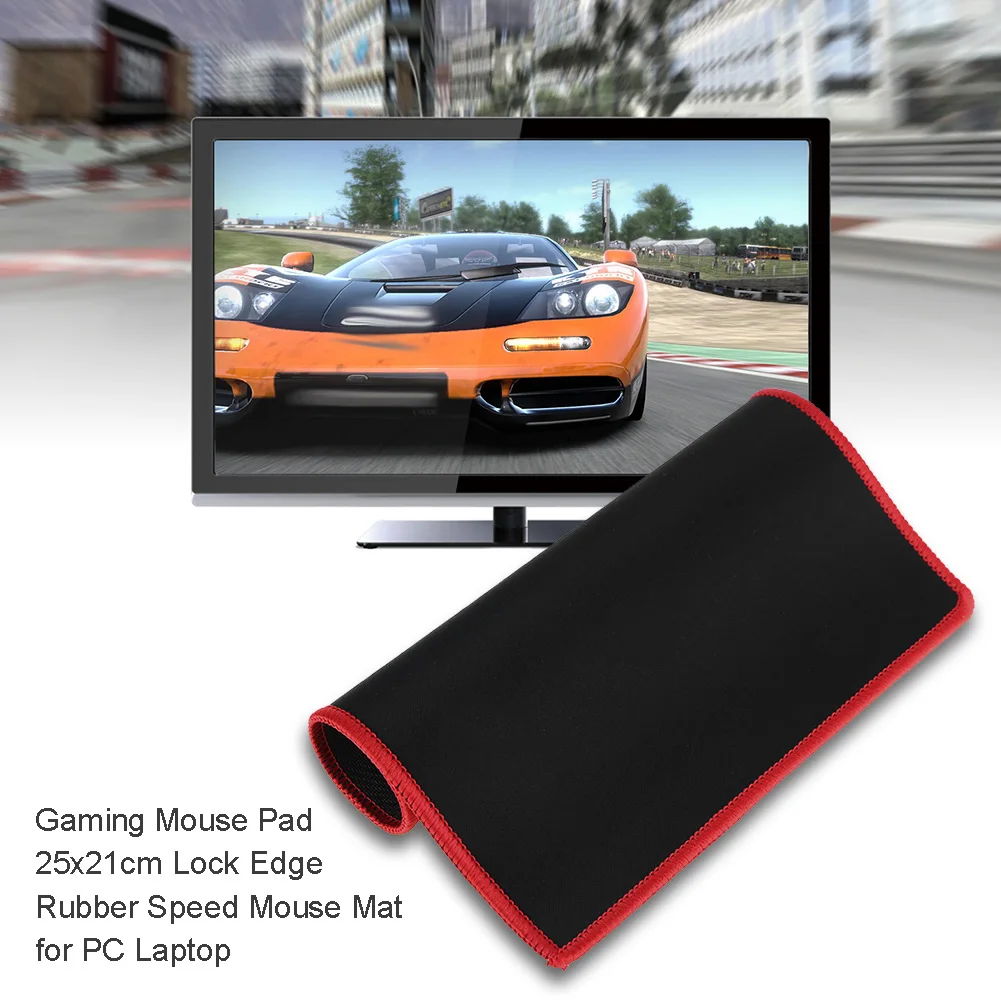 Игровой коврик для мыши с фиксирующим краем 25x21 см 2021|Коврики мышей| |