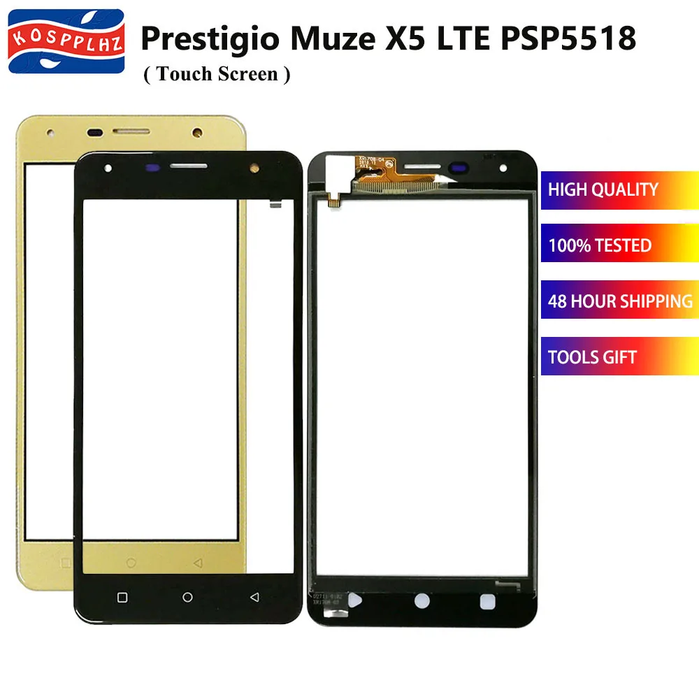 Переднее стекло 5 0 дюйма для Prestigio Muze X5 / D5 LTE PSP 5518 DUO 5518DUO сенсорный экран сенсорная