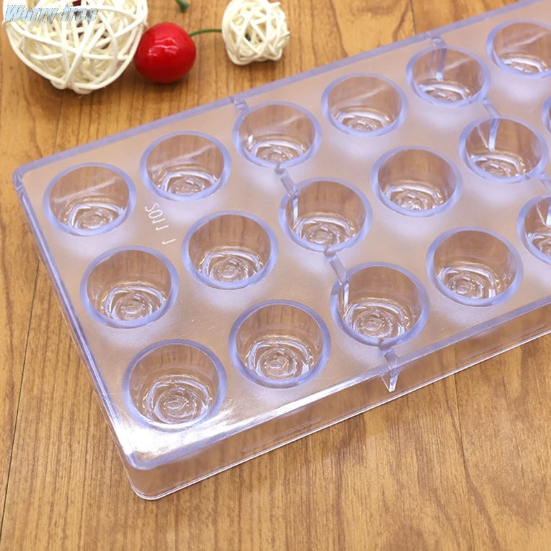 21 прозрачная пластиковая акриловая Форма для шоколада Поликарбонат PC DIY Алмазная
