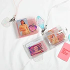 Прозрачный женский кошелек из ПВХ, миниатюрная сумочка-желе для денег, кредитница, прозрачный Дамский бумажник, держатель для карт, 1 шт.