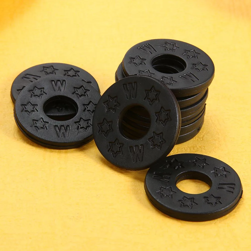 

10pcs Rubber Guitars Strap Acoustic Electric Guitars Bass Musical Locks for Learning Instrument Parts Accessories