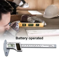 solar digital depth measuring caliper precise battery powered measurement gauge handheld portable ruler tool household device