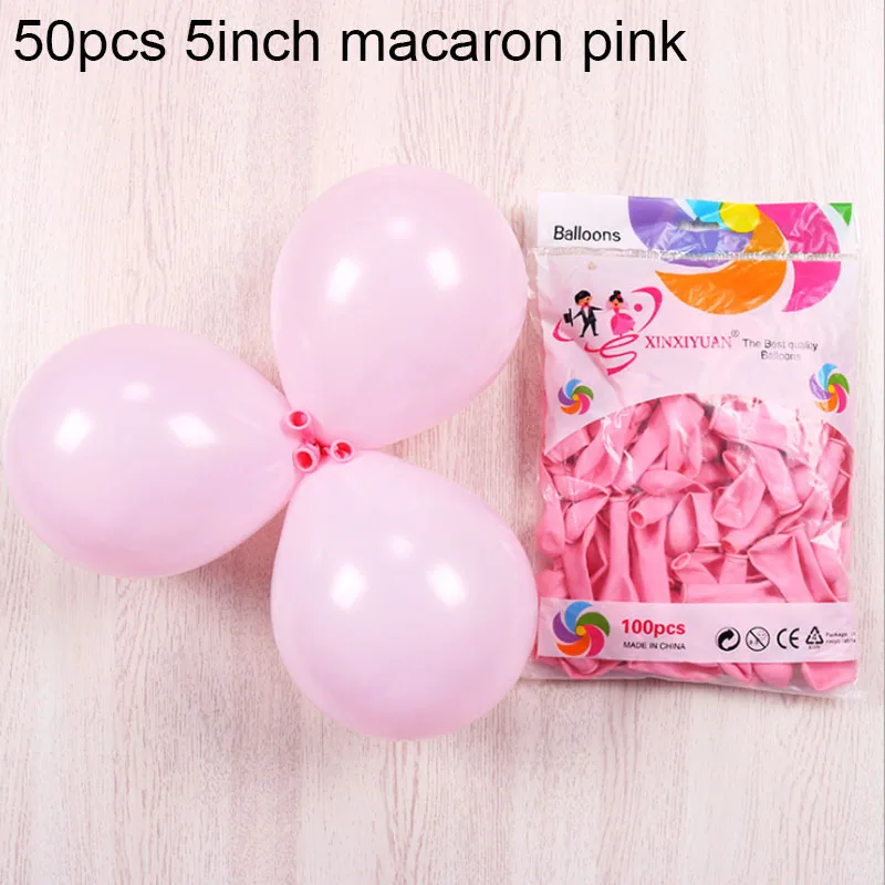 Набор арочных шаров макарон пастельные Белые и розовые шары гирлянда из розового