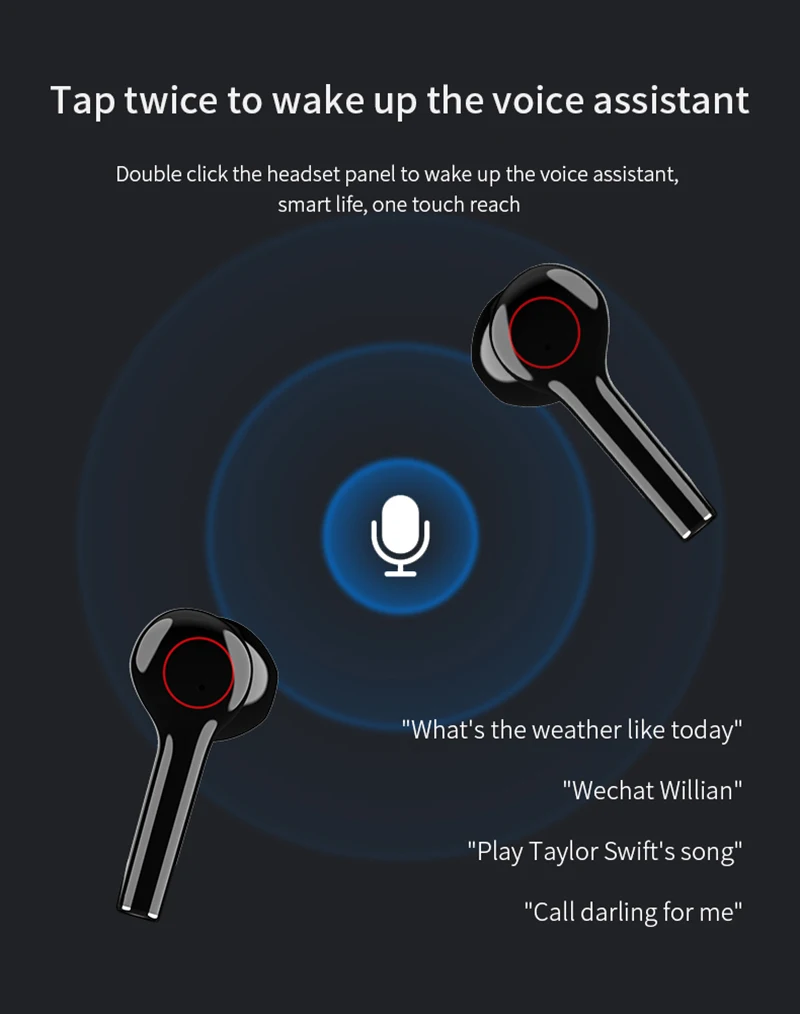 

L31 True Wireless Sports Mini Binaural Noise Reduction Stereo Call TWS Bluetooth Headset For Android IOS For Xiaomi For Iphone