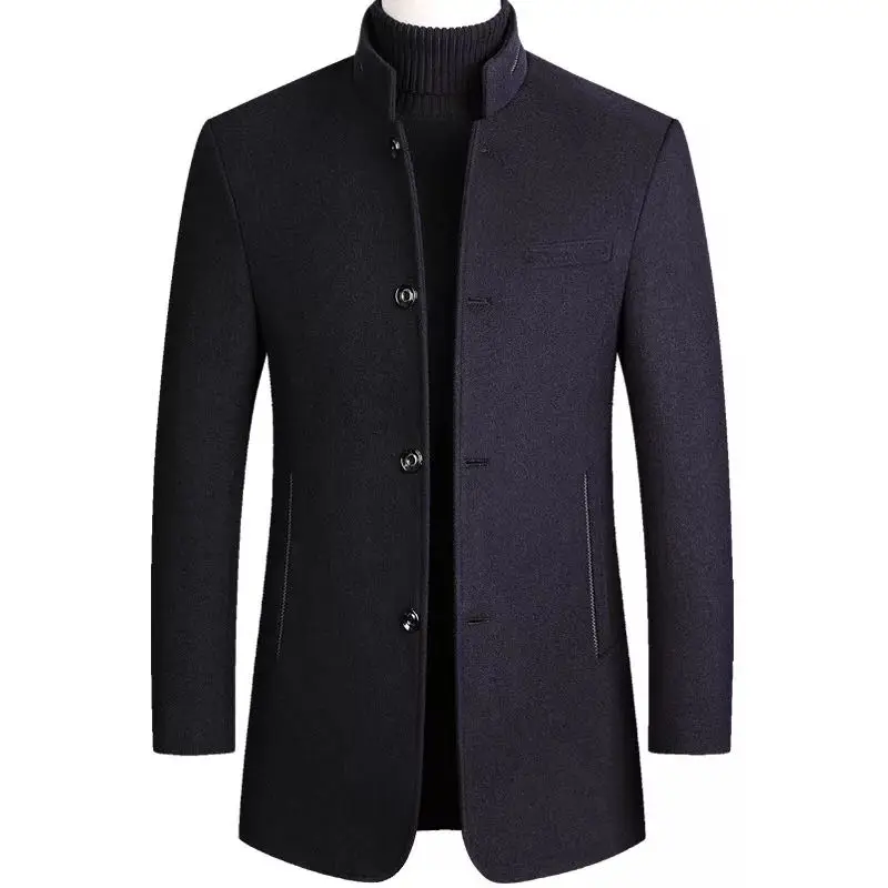 

Men's Tweed Coat,Men's Trench Coat Jacket,Middle-aged Dad's Coat,collar Tweed Coat,Middle-aged and Old Wool Coat,Tweed Coat Men