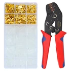 Универсальный пружинный штекер, 2,84,86,3 мм, обжимной ручной инструмент, соединительные клеммы, электрическая изоляция, ассортимент SN-48B