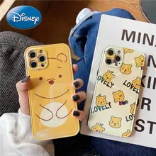 Disney Winnie The Pooh for IPhone 7/8P/X/XR/XS/XSMAX/11/12Pro Blu-ray Personalized All-inclusive Phone Case