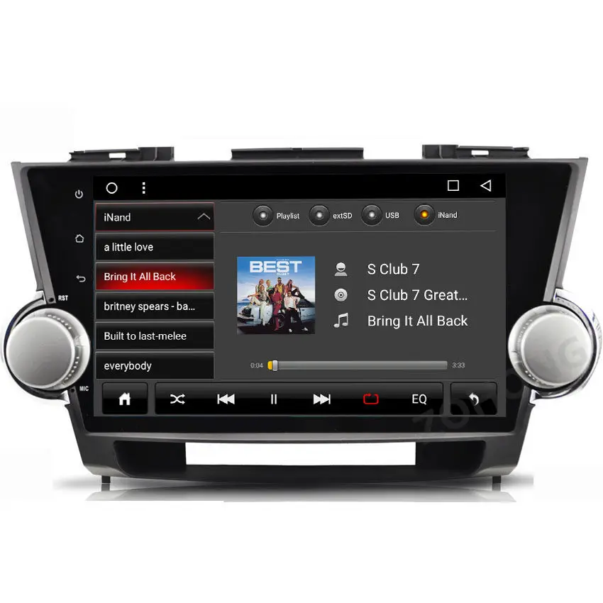 Автомагнитола 2din для Toyota Highlander 2007 2008 2009 2010 2011 с GPS навигацией|Автомагнитолы| |