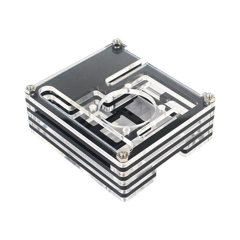 

9 layers Acrylic Case for Raspberry Pi 3A Plug Shell Easy Intall High Quality Enclosure for Raspberry Pi 3 Model A +