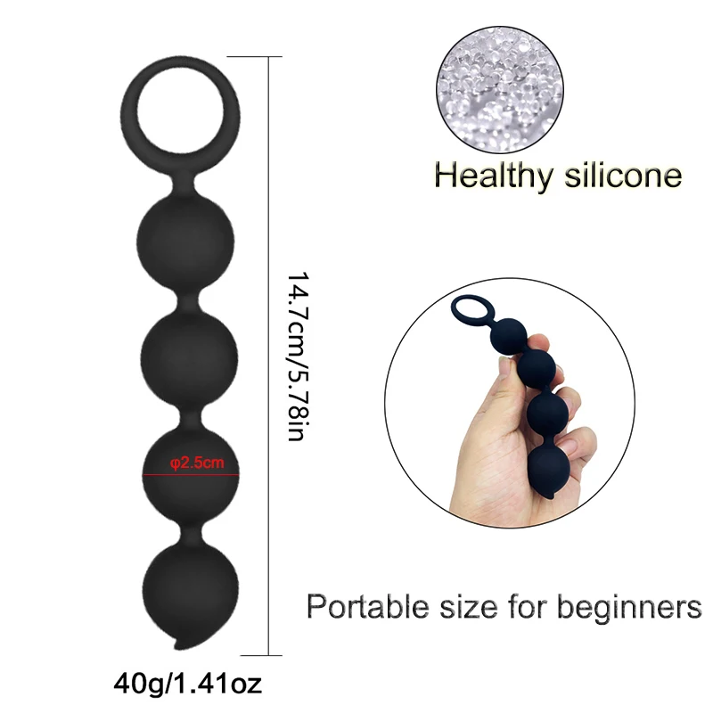 Анальная пробка анальные шарики для начинающих с кольцом эротические g spot